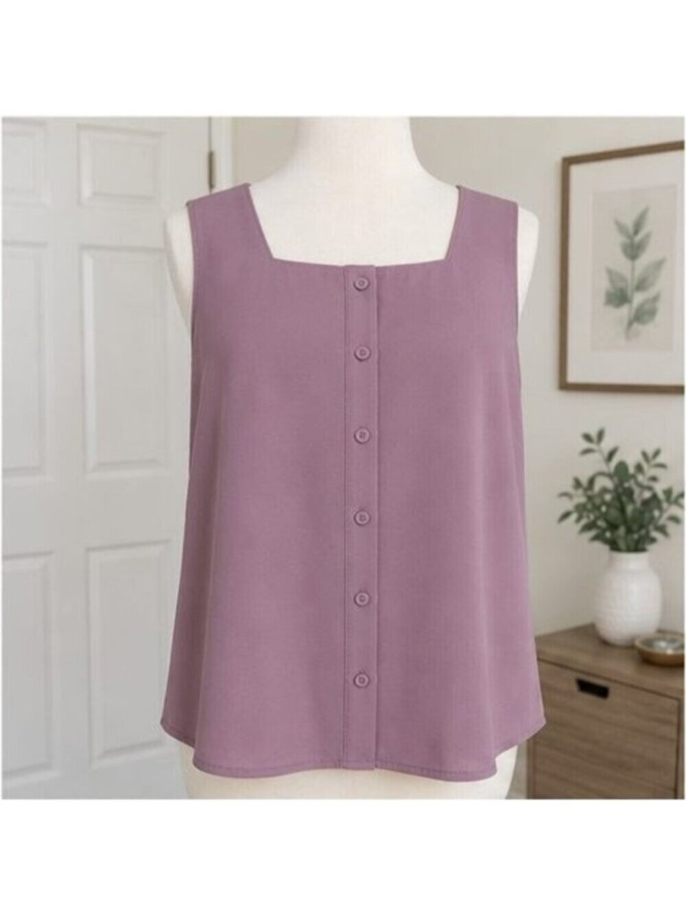 Mauve Ruffle Blouse